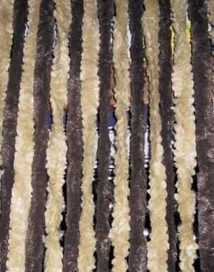 Dørforheng Brun/Beige 56x185 cm