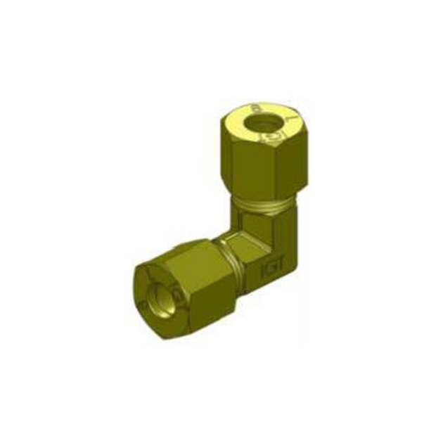 8mm vinkelkobling messing