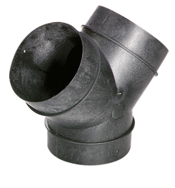 Truma Y-rør 65/72mm Svart
