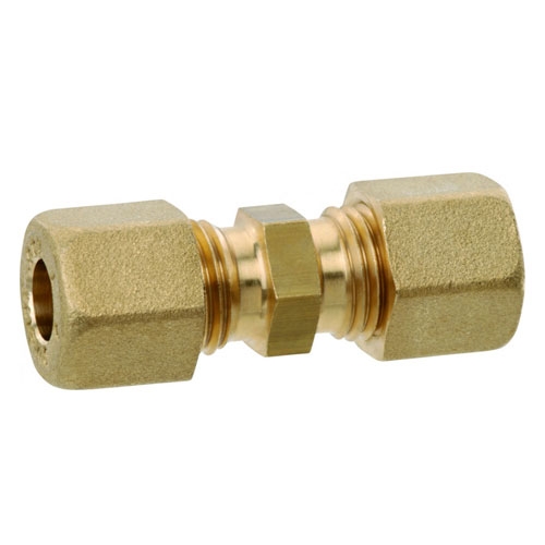10mm skjøtekobling messing