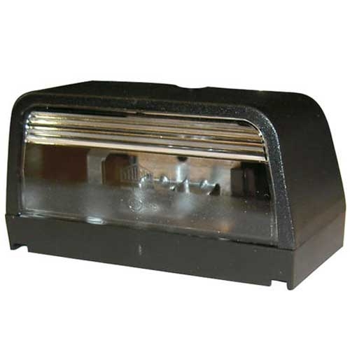 Nummerplategbelysning XL Svart