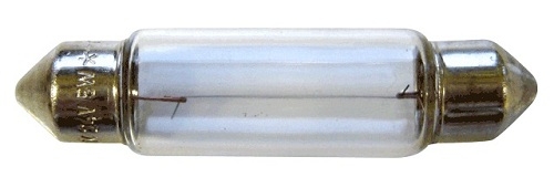 Spollampe 5w 38mm 12v Halogen