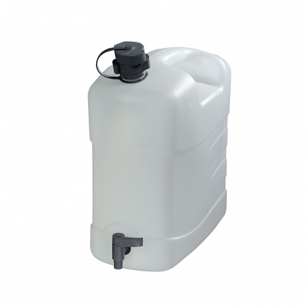 Vannkanne med tappekran og pipe 15L