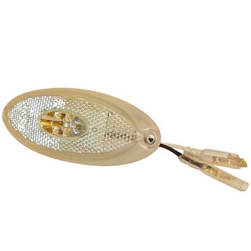 Positionslys LED med transparent ramme