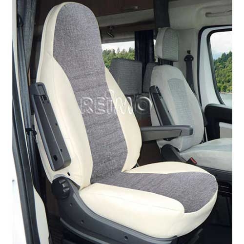 Overtrekk Beige/Grå til Fiat Ducato 07-14 X250 2-p