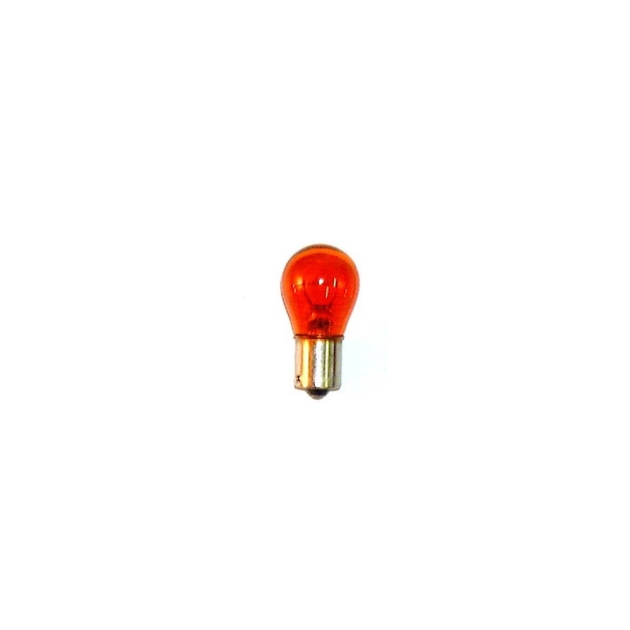 Glødelampe Orange 12v BA15S 21w Halogen