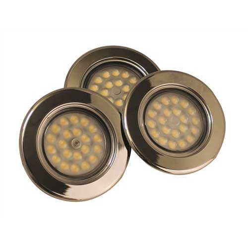 Spotlight Vega 75 Krom 12V 3-Pack