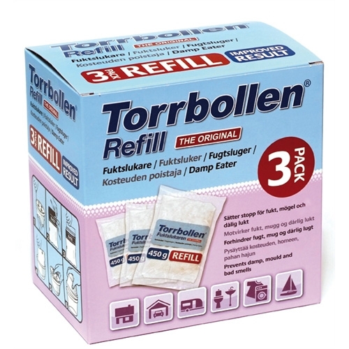 Tørrballrefiller 3-pakning uten duft