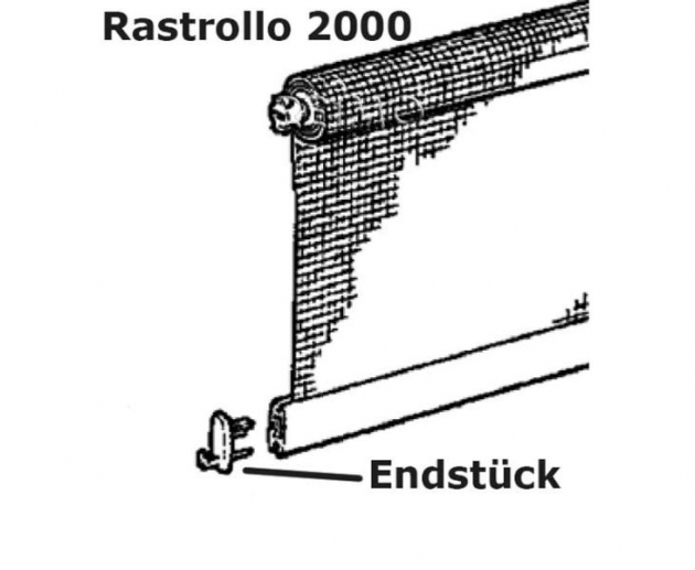 Holder for Rullgardin Rastrollo 2000 2-pakning