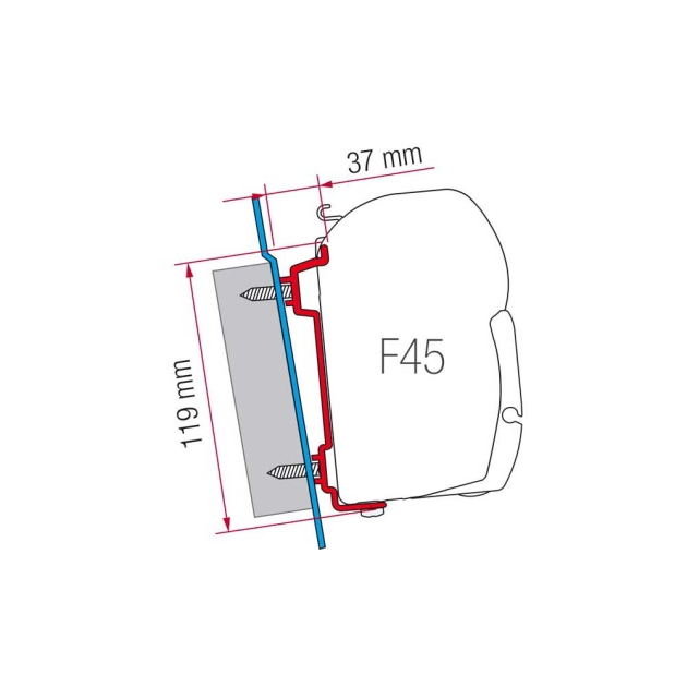 Adaptersett F45 ford sprinter vw