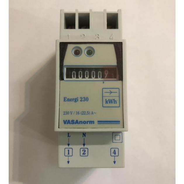 Strømmåler For skinne 230V