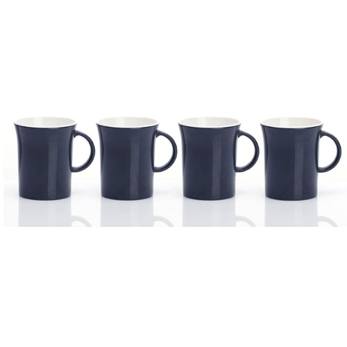 Melaminmugger Marmor 4-Pack