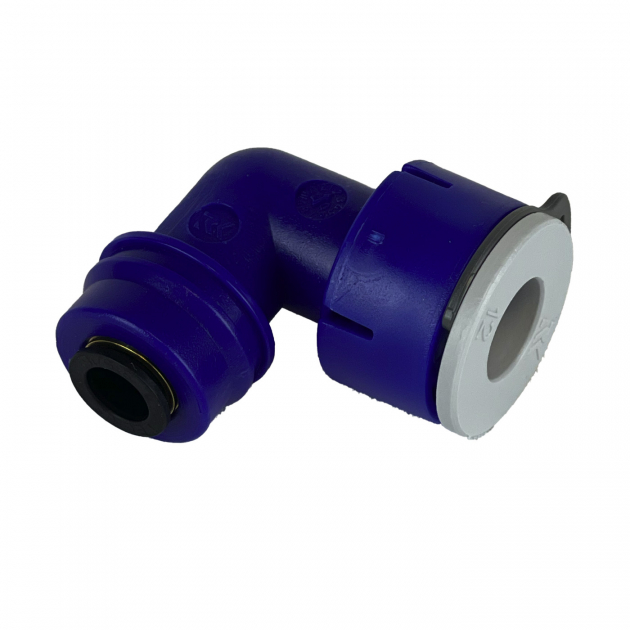 UniQuick Vinkelkobling 90° 8/12 mm