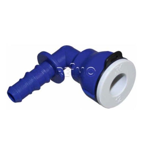UniQuick Slangetilkobling 90° 12 mm