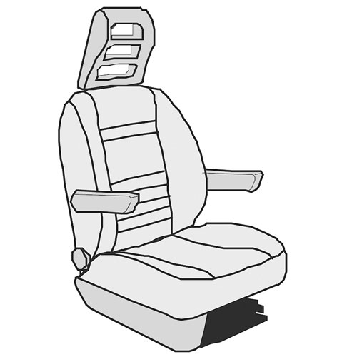 Stoltrekk Isri Atessa Med Polstring Fiat Ducato mm