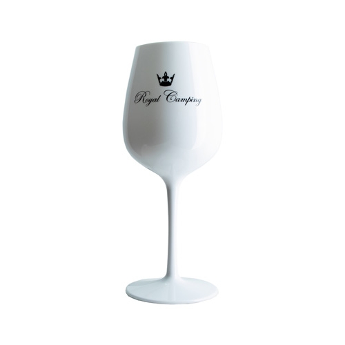 Vinglass Hvit 43 cl Royal Camping 4-pakning