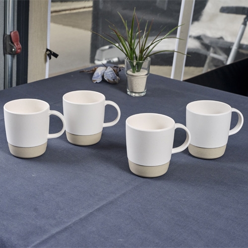 Isabella Kaffekopper Nature 4-Pack