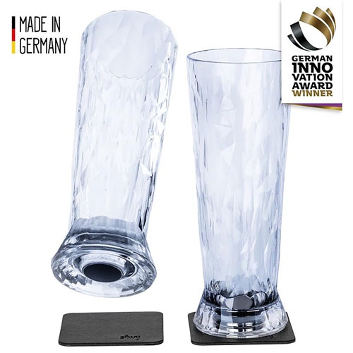 Silwy Ølglass Magnetisk 2-Pack