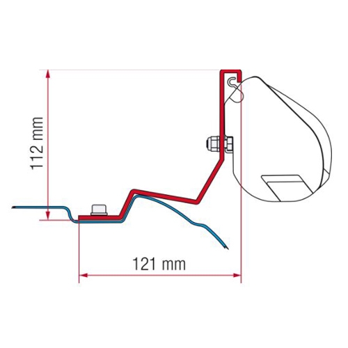 Adaptersett Fiamma F35 Mercedes Viano, Viano Marco Polo, Vito 2004-