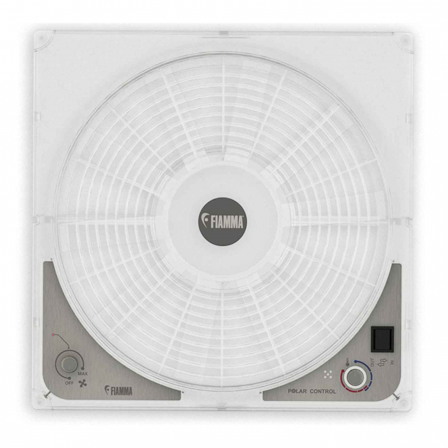 12V vifte med termostat Polar Control. Passer takluke Vent F Pro (K02-101A, K02-101B)