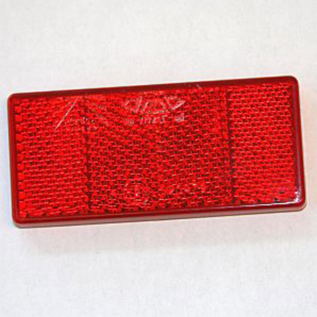 Refleks Rød 69x31,5cm Selvklebende