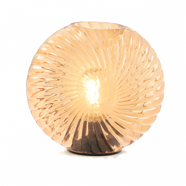 Lampe Milado Glass Persika 16,5x7x16,5cm