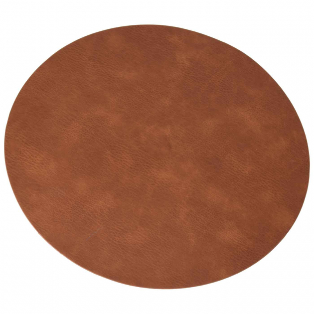 Bordstablett PVC-lær Rund 38cm