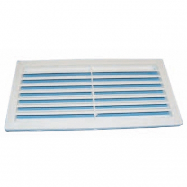 Ventilasjonsgitter 320x155mm Hvit