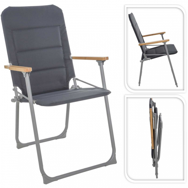 Campingstol Lav Rygg 62x55x92cm