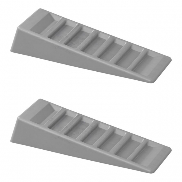 Campout Nivåkloss 75 mm Grå 2-Pack