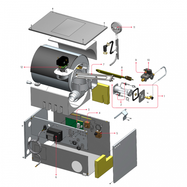 Reservedeler Alde Compact 3000