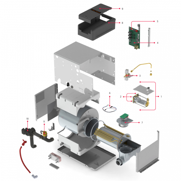 Reservedeler Alde Compact 3030 Plus