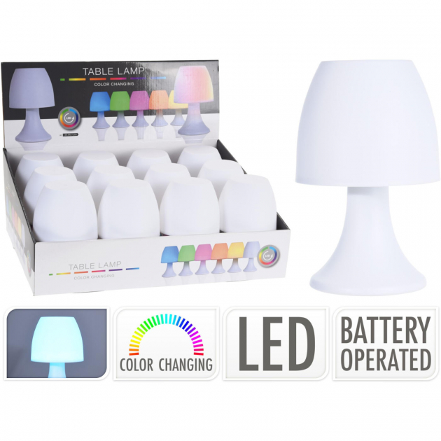 Bordlampe Flerfarget 19cm