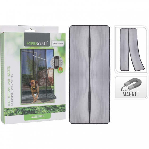 Myggnettinggardin 100x200 cm med Magnet