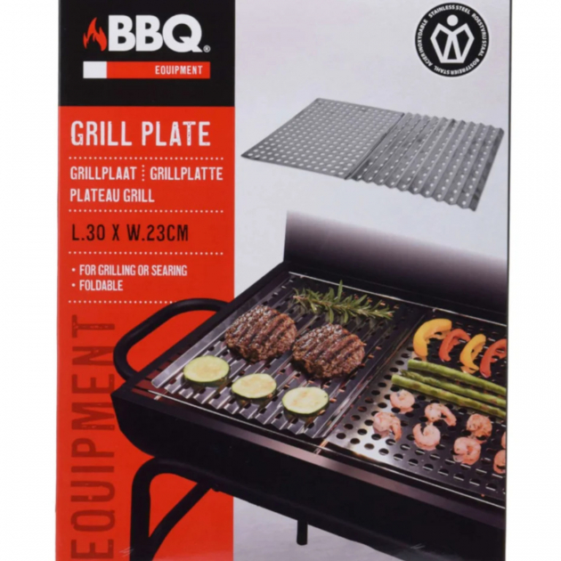 Grillunderlag Rustfritt stål 2-pakning