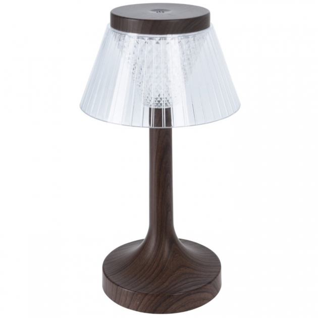 Bordlampe Fancy Oppladbar Brun