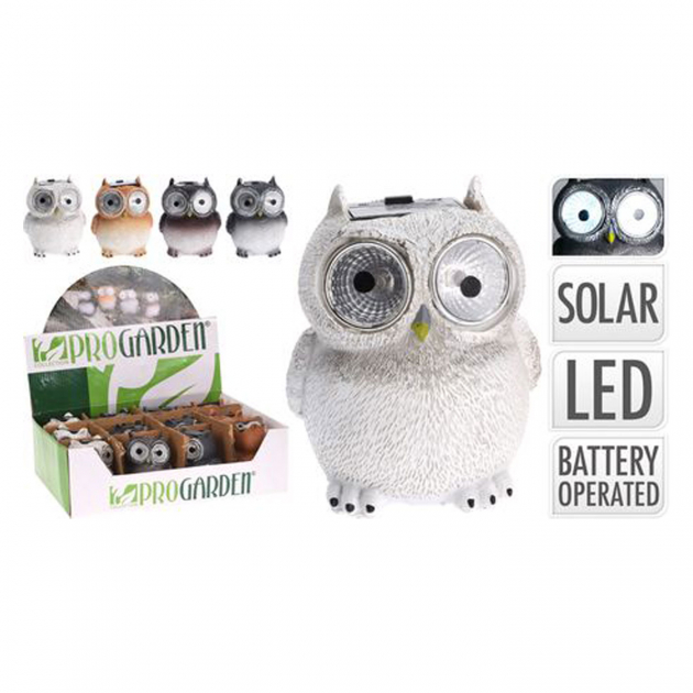 Solarlampe Ugle