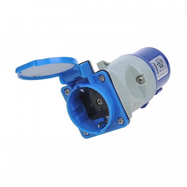 ProPlus-adapter fra CEE til Schuko-kontakt