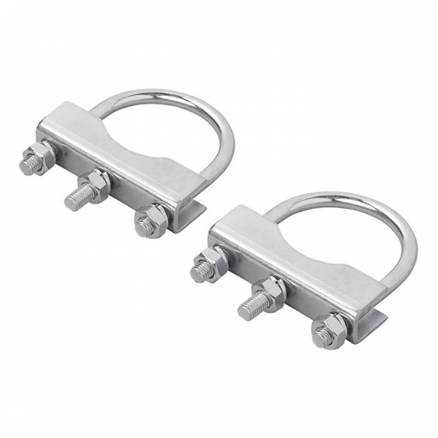 ProPlus Støttehjulsklemme U-feste Rund 60/70mm 2-Pack