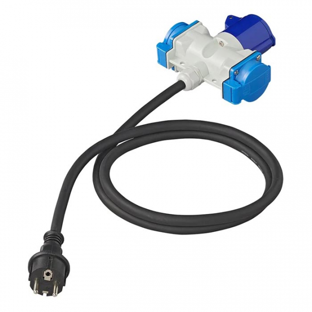 ProPlus Tilkoblingskabel 150 cm 230V Til 1xCEE + 2x230V-uttak