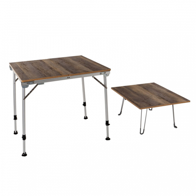 Camp4 Campingbord Loke 3 i 1 Utvidbar 80-140x70cm
