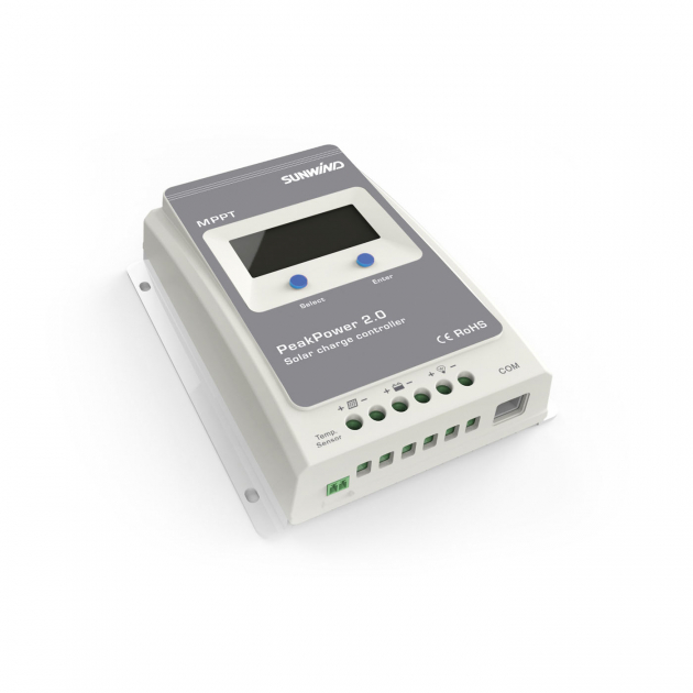 Sunwind Solcellekontroller PeakPower 2.0 MPPT