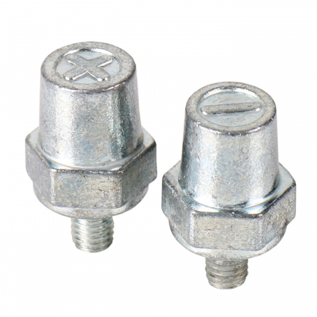 Batteripoladapter skrue M6 Minus og Pluspol