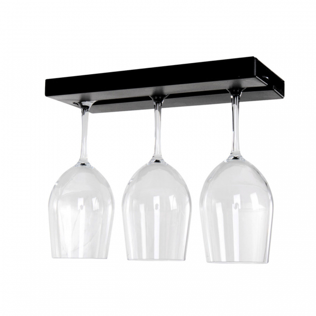 Glasholder vinglass svart
