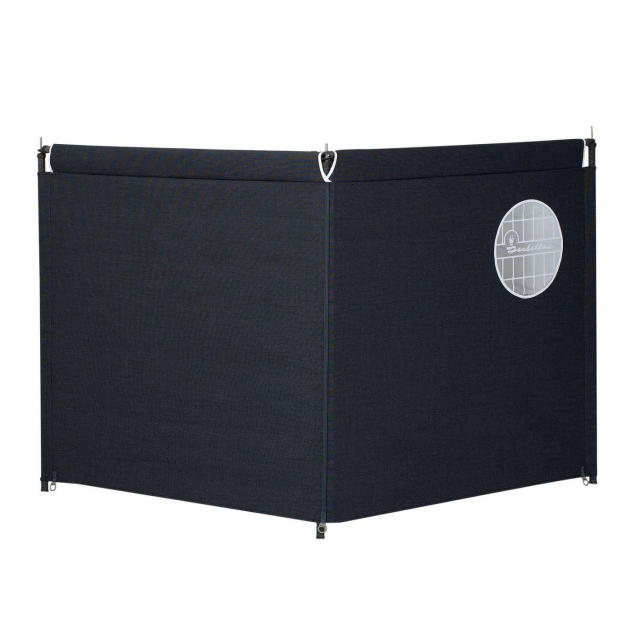 Isabella Vindskjerm Grå 2-delt 232x110 cm