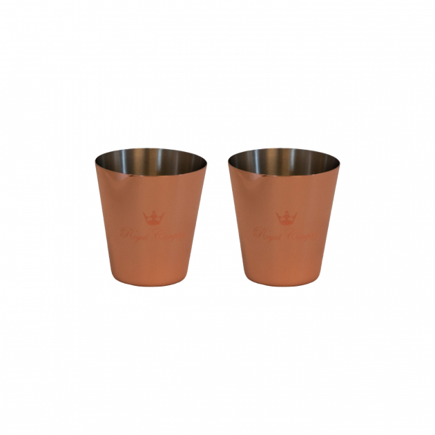 Royal Camping Shotglass Kobberbelagt 2-pakning