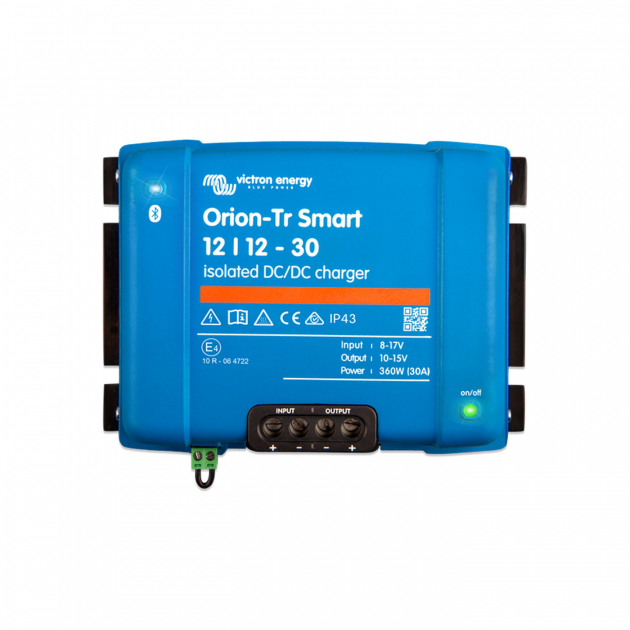 DC/DC-lader Victron Orion-Tr Smart 12/12-30A (360W) uisolert