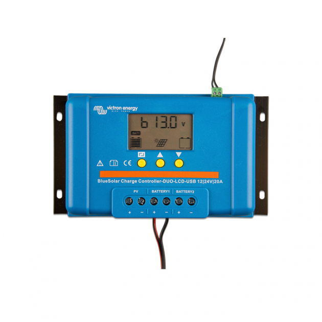 Solcelle regulator Victron BlueSolar PWM-LCD&USB 12/24V-20A