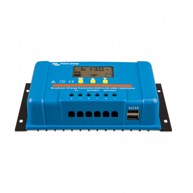 Solcelle regulator Victron BlueSolar PWM-LCD&USB 12/24V-30A
