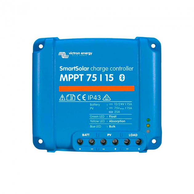 Solcelle regulator Victron SmartSolar MPPT 75/15